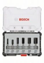  Bosch 6 részes egyenes élű alakmaróbetét-készlet, 6 mm-es szárral (2607017465)