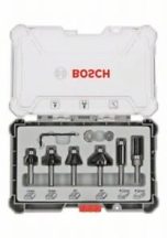   Bosch 6 részes színelő és szélező alakmaróbetét-készlet, 6 mm-es szárral (2607017468)