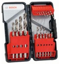   Bosch 18 részes Toughbox HSS-G fémfúró készlet, DIN 338, 135° (2607019578)