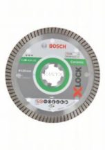   Bosch Best for Ceramic Extra Clean Turbo X-LOCK gyémánt vágótárcsa, 125x22,23x1,4x7