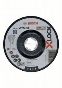 Bosch Expert for Metal X-LOCK 125x6x22,23 csiszolótárcsa süllyesztett középrésszel