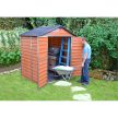   Palram Skylight 6x5 barna polikarbonát kerti tároló - kerti ház