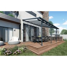   Palram Sierra 4200 antracit szürke 3 x 4,25 pergola  - akár össze szereléssel is rendelheti