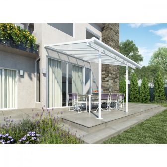 Palram Sierra 3000 fehér 3x3 pergola - akár össze szereléssel is rendelheti