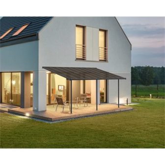 Palram Capri 5400 szürke 3 x 5,46 - pergola (705601)  - akár összeszereléssel is rendelheti