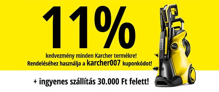 Karcher 11% akció